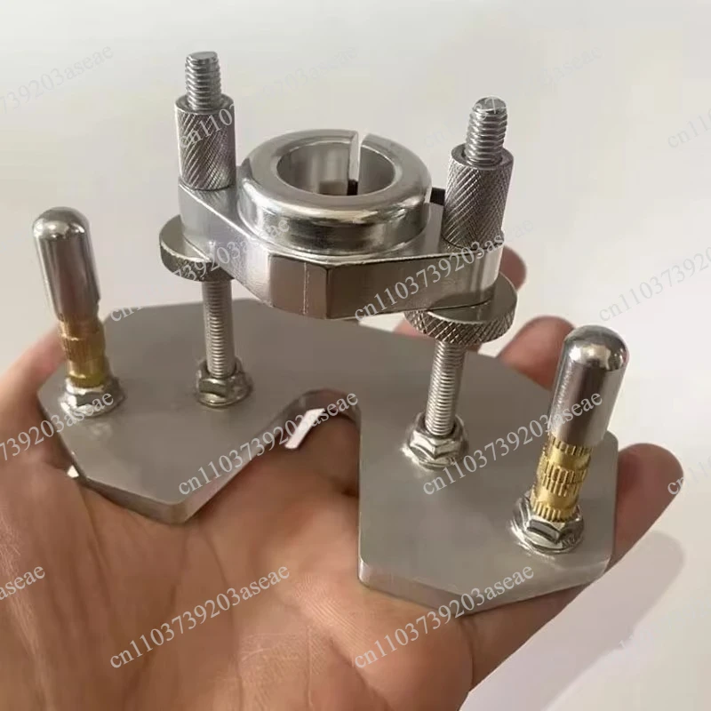 Engraving Auxiliary Bracket & Grooving Tool, Aircraft Aluminum Base with Stainless Steel Accessories for 20mm Machine