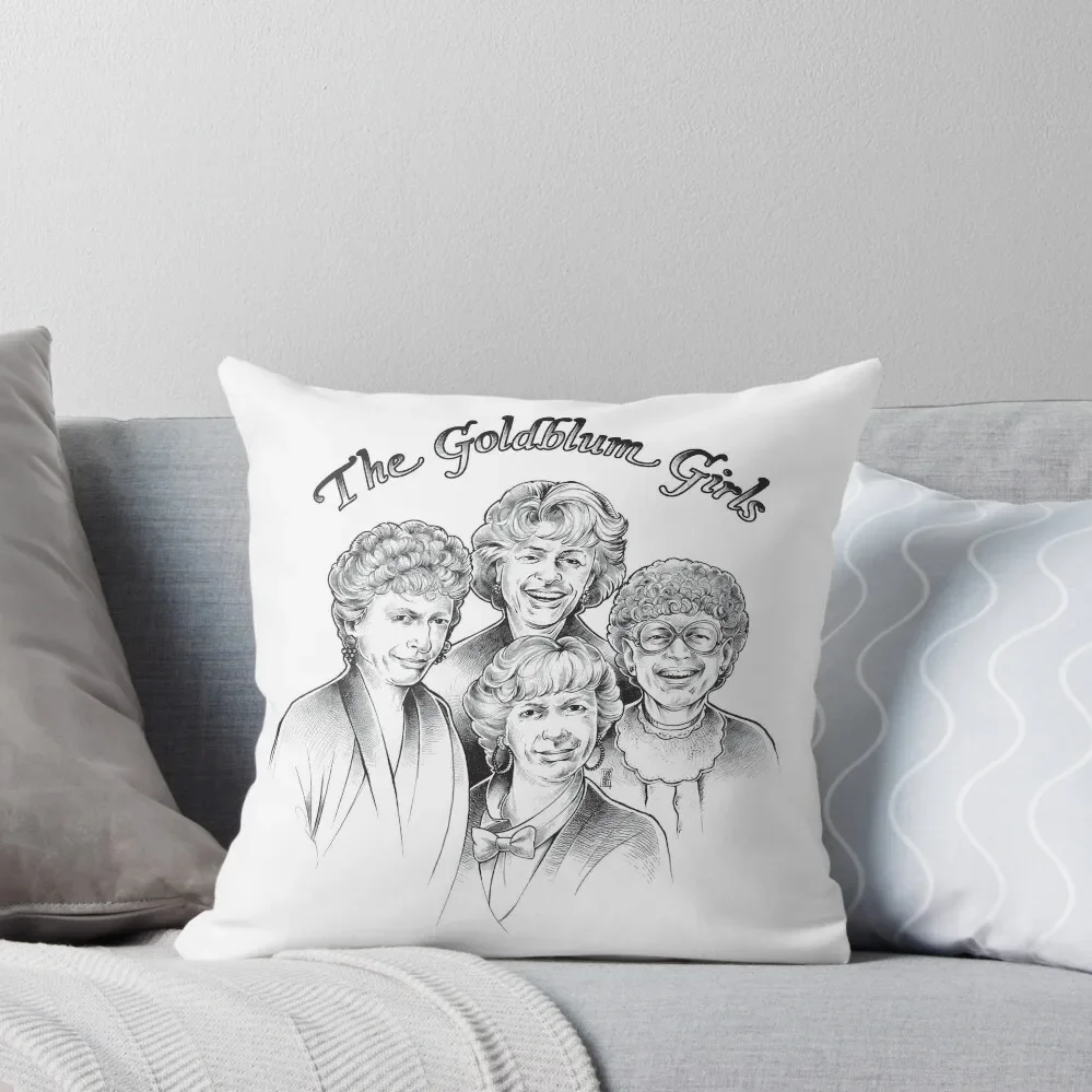 

Jeff Goldblum - The Goldblum Girls Throw Pillow Couch Pillows Pillow Case Decorative pillow case