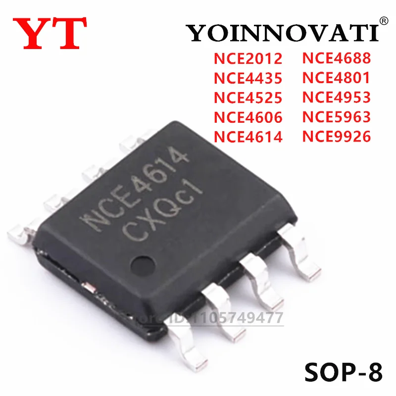 20PCS NCE2012 NCE4435 NCE4525 NCE4606 NCE4614 NCE4688 NCE4801 NCE4953 NCE5963 NCE9926