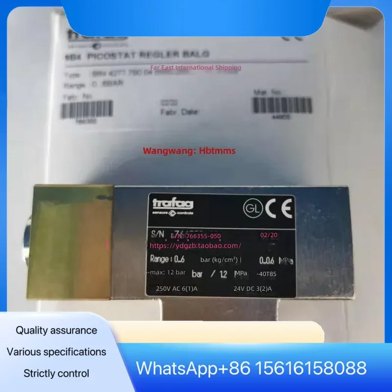 TRAFAG Pressure Switch 9B4.4277 9B0.2077 9B4.3377 Capacitive Sensor 0-6bar Industrial Automation Control Valve Spare Parts