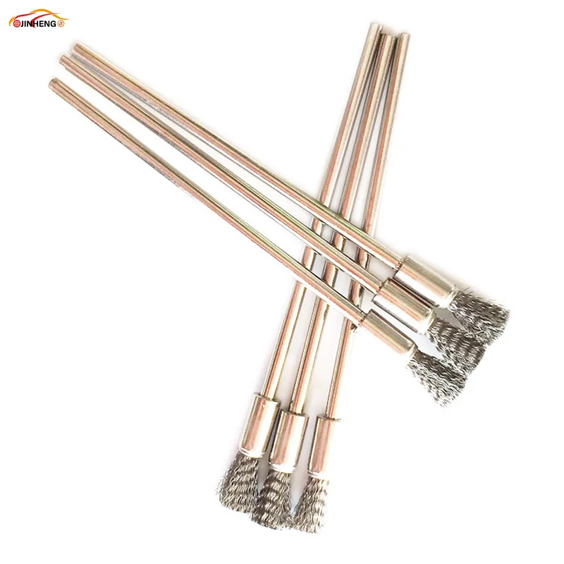 Extended Injector Oil Pump Copper Sleeve Sleeve Cup Seat Cylinder Head Grinding Flat Wire Brush Tool