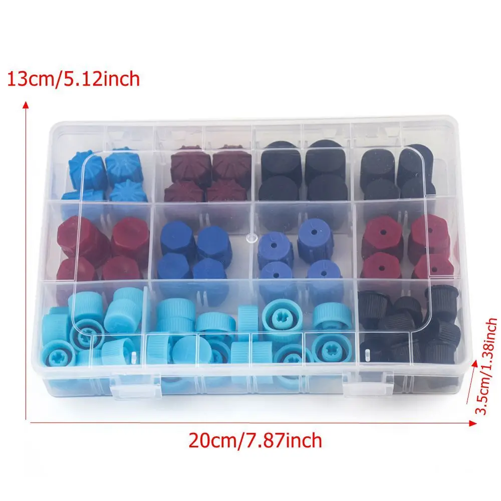 Juego de tapas antipolvo para núcleo de válvula A/C, tapa central de válvula de aire acondicionado, juego de tapas antipolvo para aire acondicionado de coche