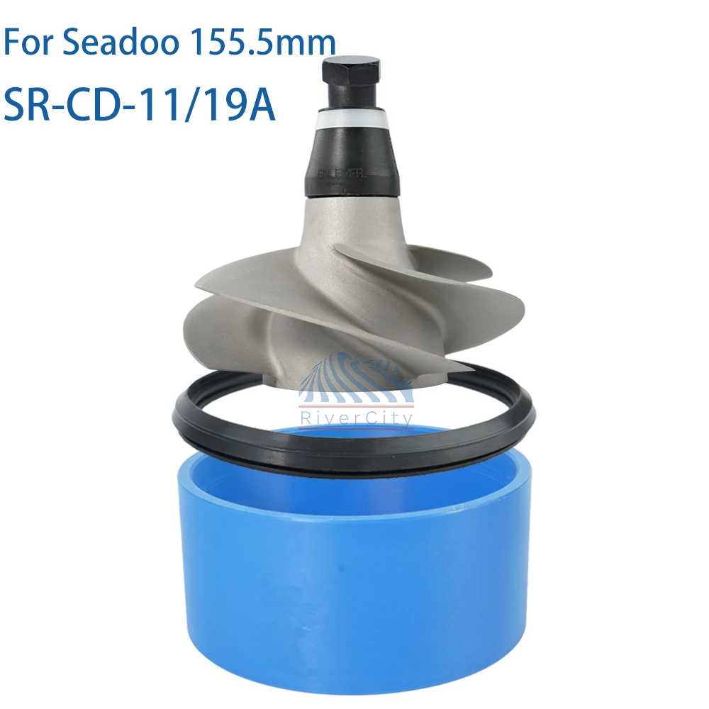 

For Seadoo Replacement Solas PWC Jet Ski Impeller BRP Parts Brushed SPEED STER 150 Wake 155HP SR-CD-11/19A 155.5mm 4 Blades