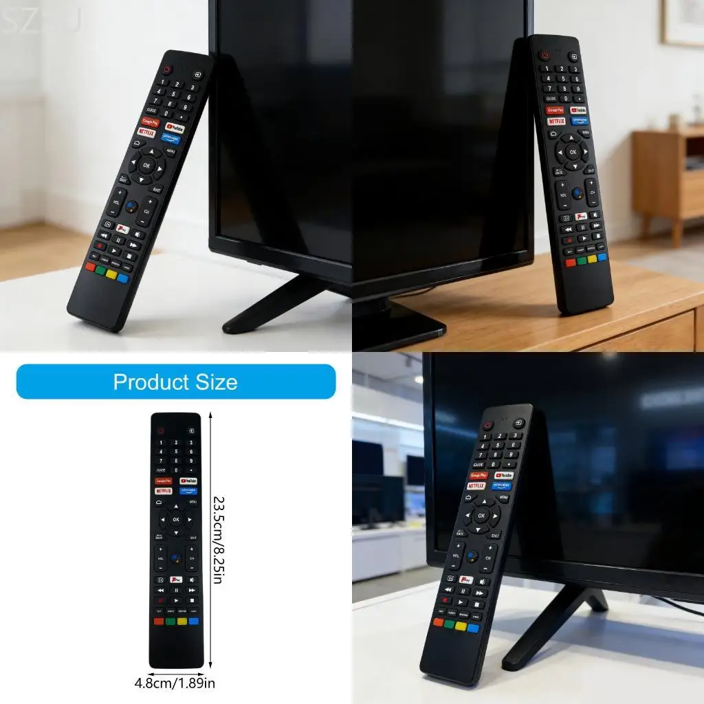 SZSU Simple Button Layout Universal Remote Control RM-C3250 for Senior Ergonomic