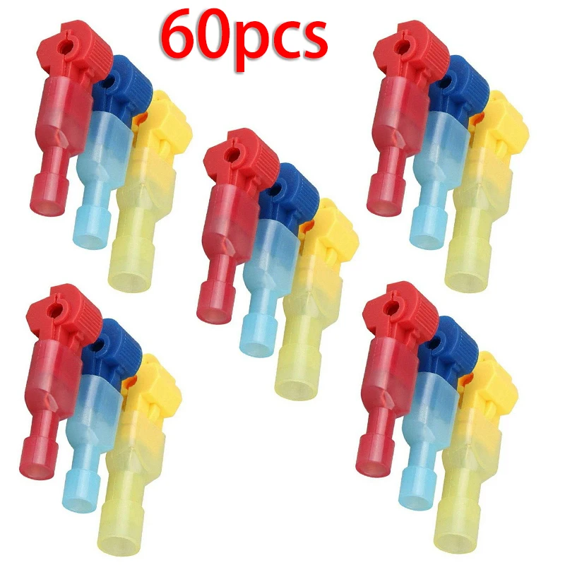 Hardware Connectors Supplies Terminals Tool 60pcs Crimp tube Electrical Part Insulated crimping Set Accessories