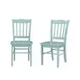 

Boraam Wood Colo Dining Chairs Set Of 2 - Aspen Valley Blue Finish