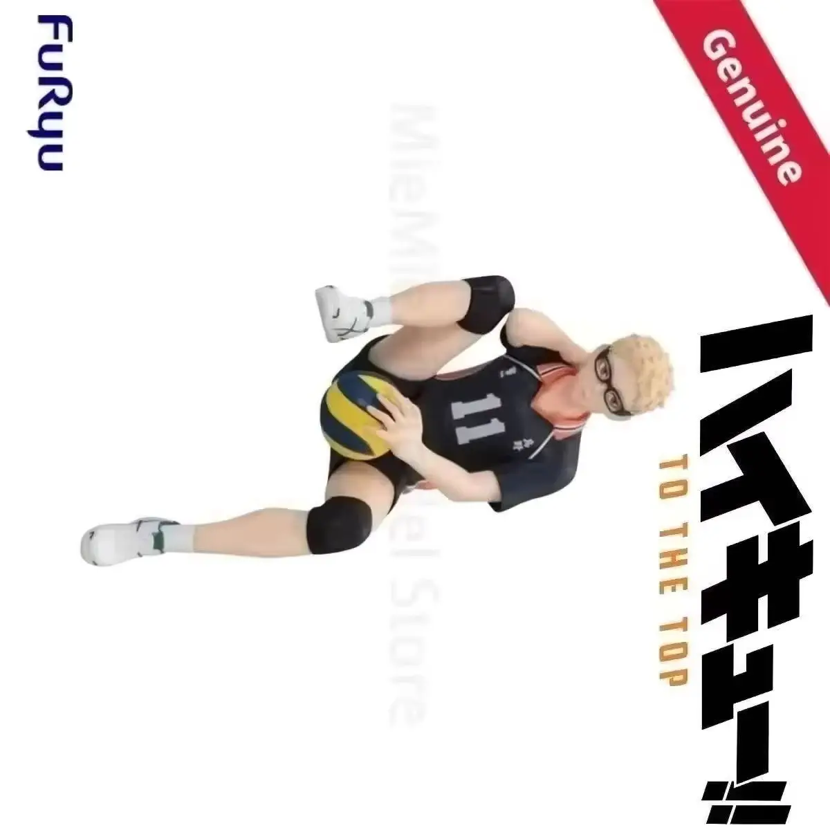 

Original Genuine FuRyu Prepainted Noodle Stopper Figure Haikyuu!! Tsukishima Kei Anime Figure Garage Kit Model Decoration Gift