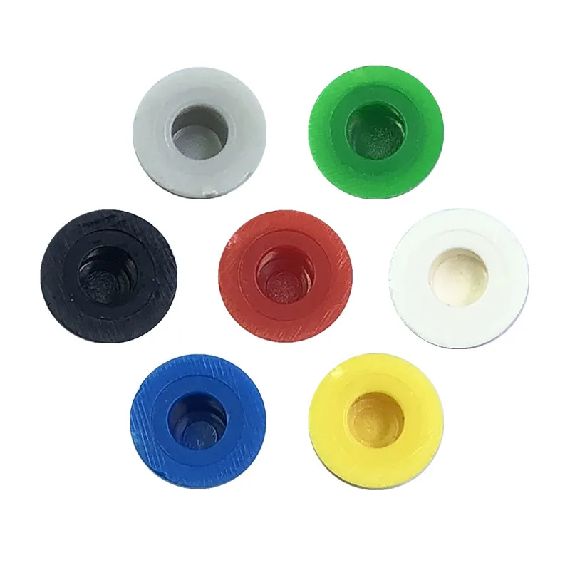 140 sztuk/partia mieszane kolor A101 plastikowe przełącznik przycisk czapki Push Key czapki 4.5*7.4mm kapelusz kształt dla 6*6 takt przełącznik ID 3.1 / 3.4mm — zdjęcie 6