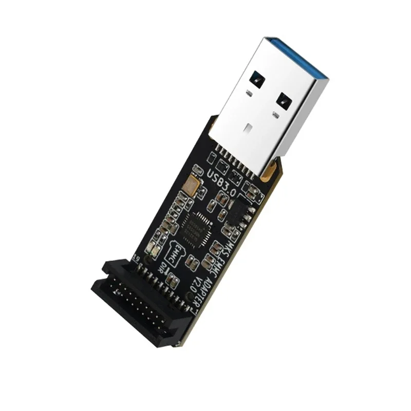 MKS EMMC-ADAPTER V2 USB3.0 Card Reader, Mirror Burning for MKS EMMC Module, Micro SD TF Card 3D Printer Accessories