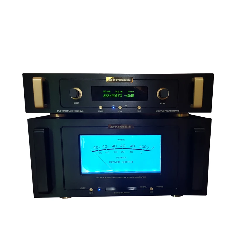 A75H 400W * 2 Misuratore di potenza monofrequenza per stadio posteriore con amplificatore di potenza in classe A completamente bilanciato, 10HZ ~ 100KHZ