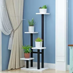 Flower Rack Indoor Plant Flower Stand Balcony Decoration Flowers Stand Multiple Plants Holder LivingRoom Simple Flowerpot Shelf