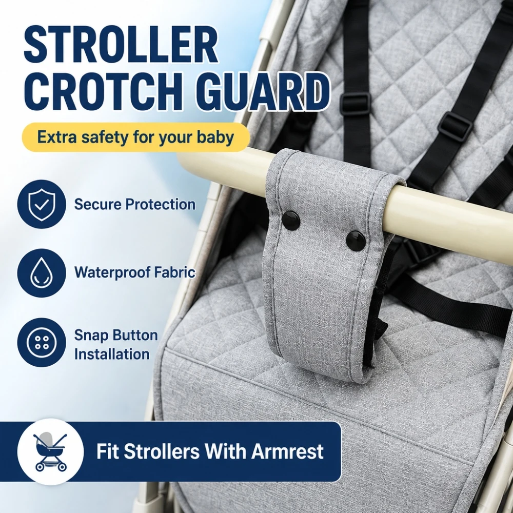 Baby Stroller Crotch Strap Anti-Slip Protector Buggy Harness for Armrest Infant Belt Anti-Slide Cover Accessories High Quality