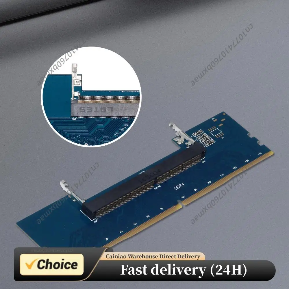 

Адаптер-конвертер для карт памяти DDR4 SODIMM для ноутбуков в DIMM для настольных ПК, 3200/2666/2400/2133 МГц, 4-слойный адаптер для настольной памяти