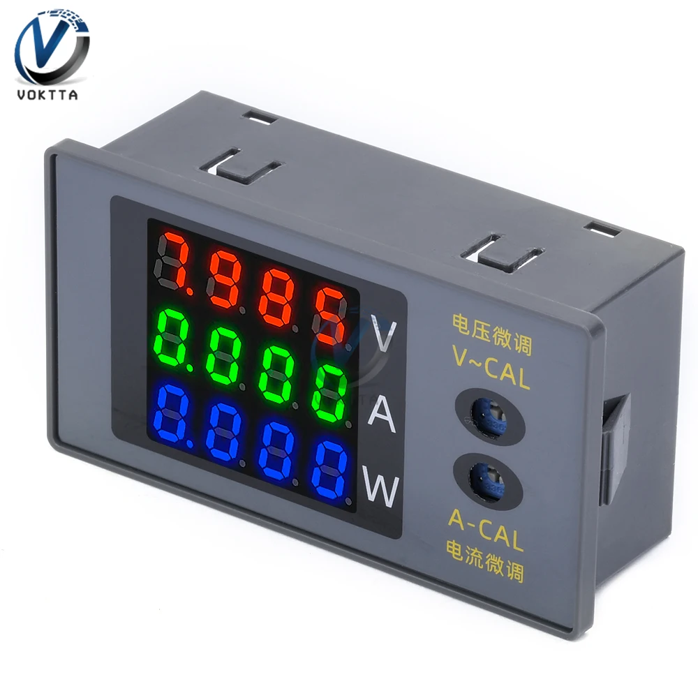 Dc730 Digitale Voltmeter Ammeter Wattmeter 4-cijferige Spanningsstroom Meter Vermogensmeter Spanningstester Detector Dc 0-100V 10a 1000W