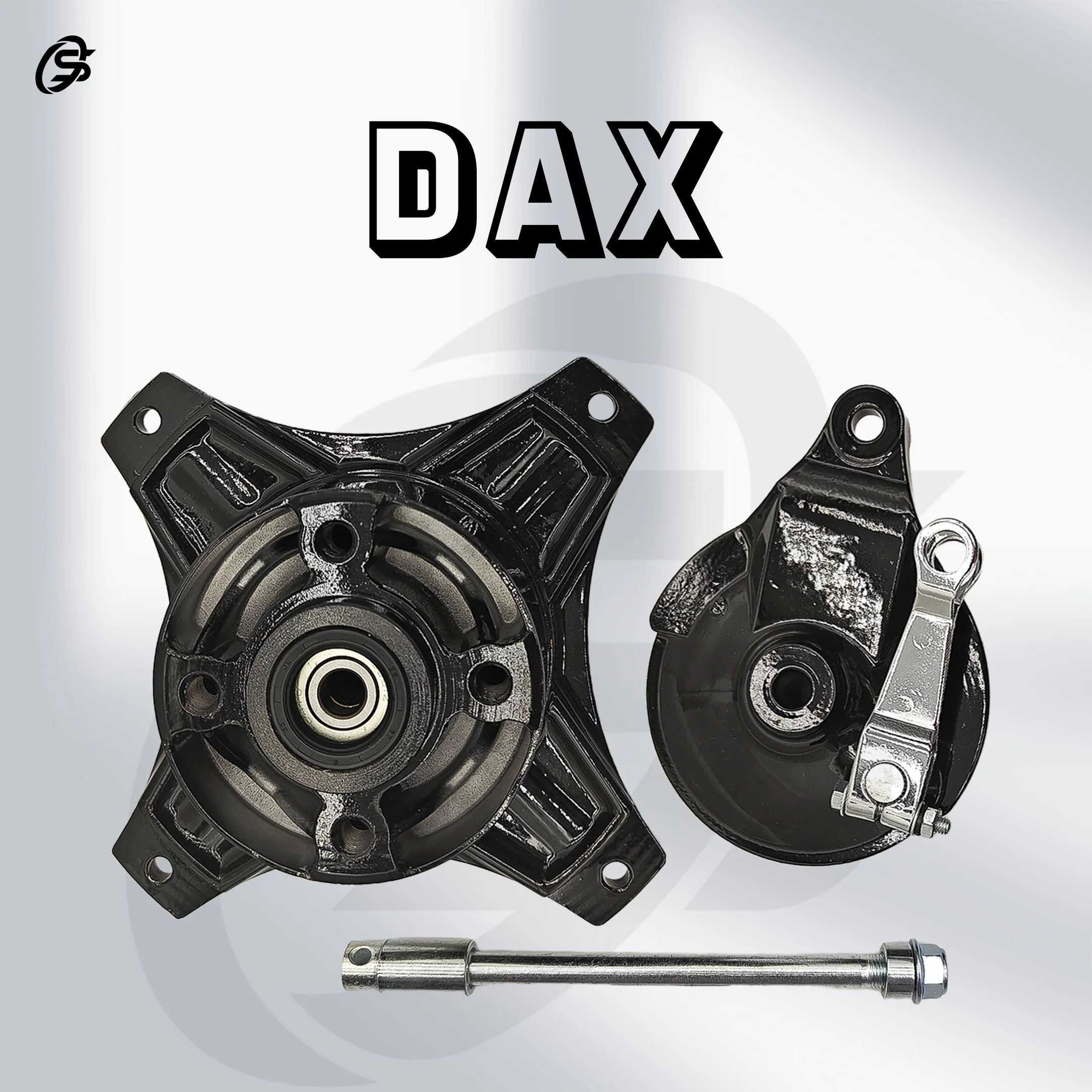 Black Drum Brake Hub Kit CT70 Hub Kit ST70 Brake Hub with Steering Column DAX CT70 ST70 Parts