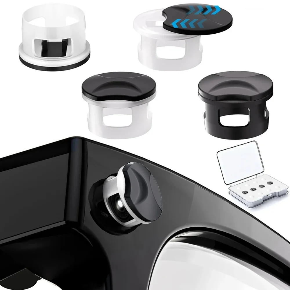 2/4 Peças Bloqueador de Luz LED para Lentes de Câmera Meta Glasses - Capa Protetora para Óculos Inteligentes Ray-Ban Meta/Oakley Meta HSTN
