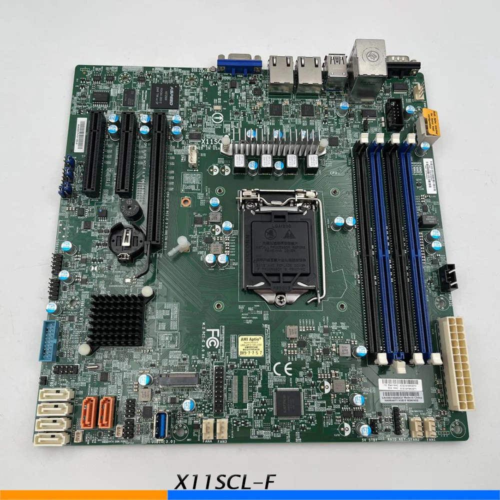 

Оригинальная серверная материнская плата для Supermicro X11SCL-F C242 LGA-1151 E-2100 2200, идеальный тест, хорошее качество