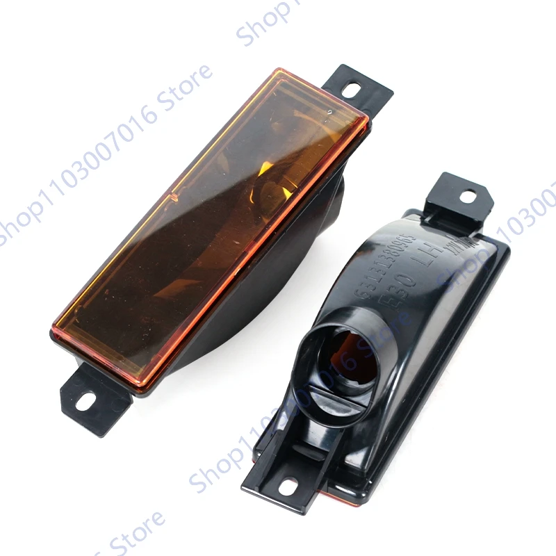 سيارة الجبهة الضباب مؤشر ضوئي مصباح دون لمبة لسيارات BMW 3 سلسلة E30 1987-1991 الجبهة إشارة ضوء الزاوية 63131380965 63131380966 #6