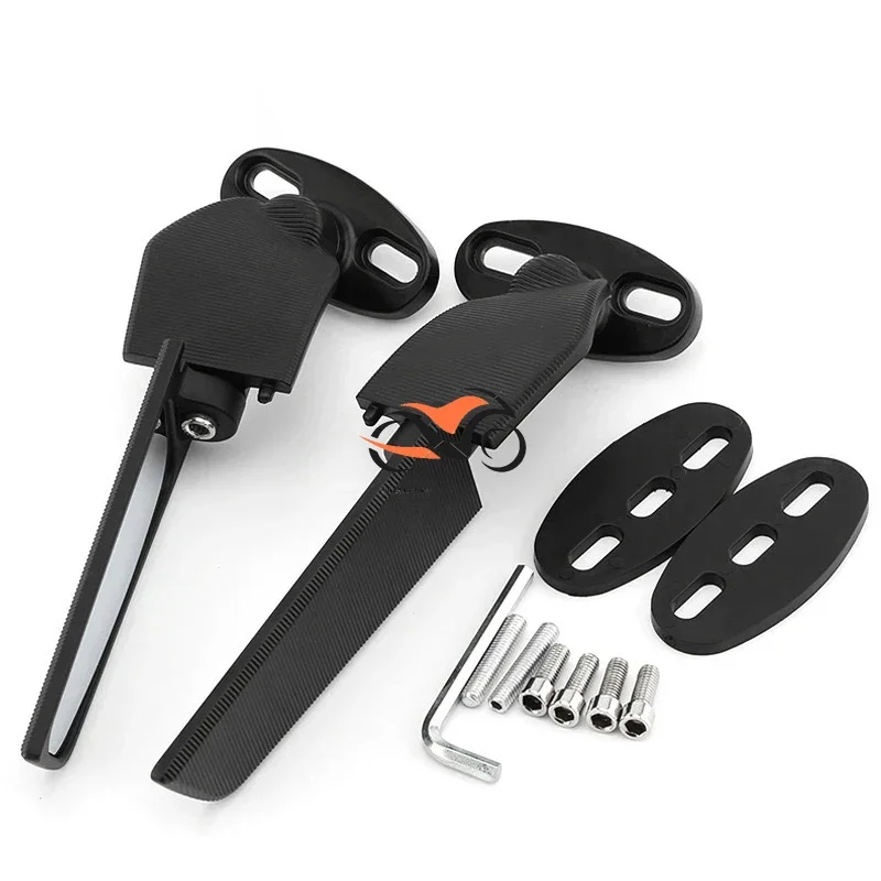 

2pcs Motorcycle Wing Mirror Adjustable Rotary Rearview Aluminum Alloy Rearview Mirror Universal Motorcycle Side Mirror