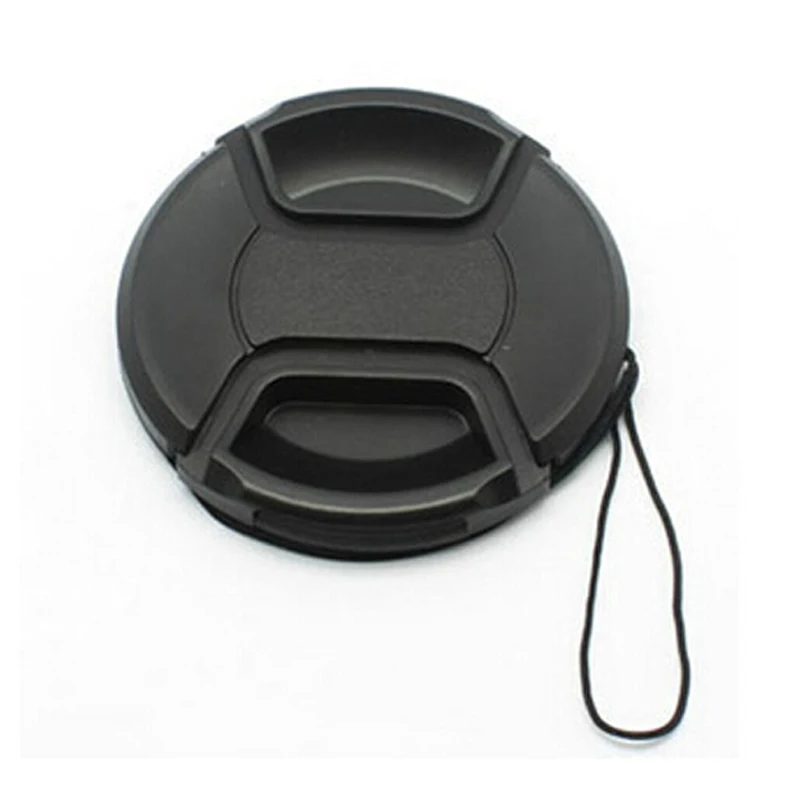 37 39 40.5 43 46 49 52 55 58 62 67 72 77 82 86 95 105mm center pinch Snap-on cap cover Lens Cap for  Camera Lens