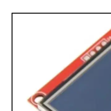 3.2 inch 240x320 For SPI TFT LCD Module with Resistive Touch and For SD Card Slot for Battery Powered Projects