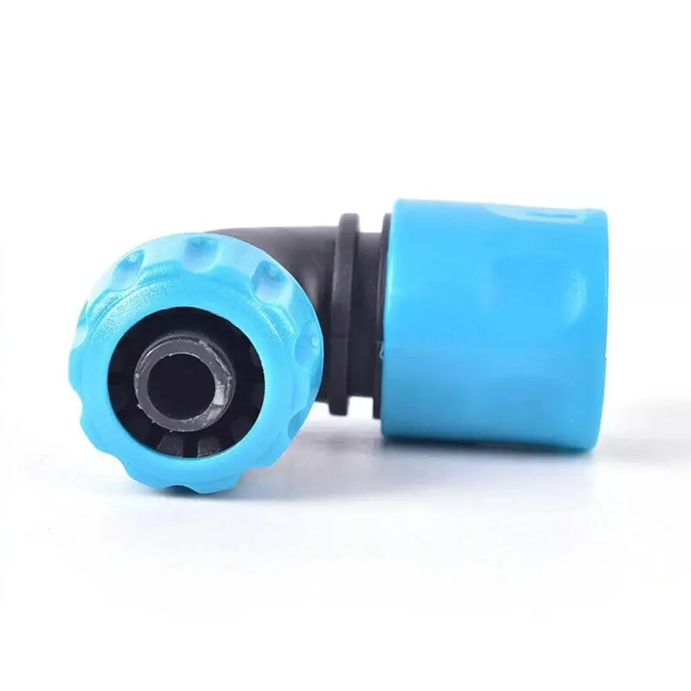 1/2 Inch ABS Garden Water Connector Soft Water Pipe Elbow Faucet Joint Garden Irrigation Hose Rapid Connection Adapter