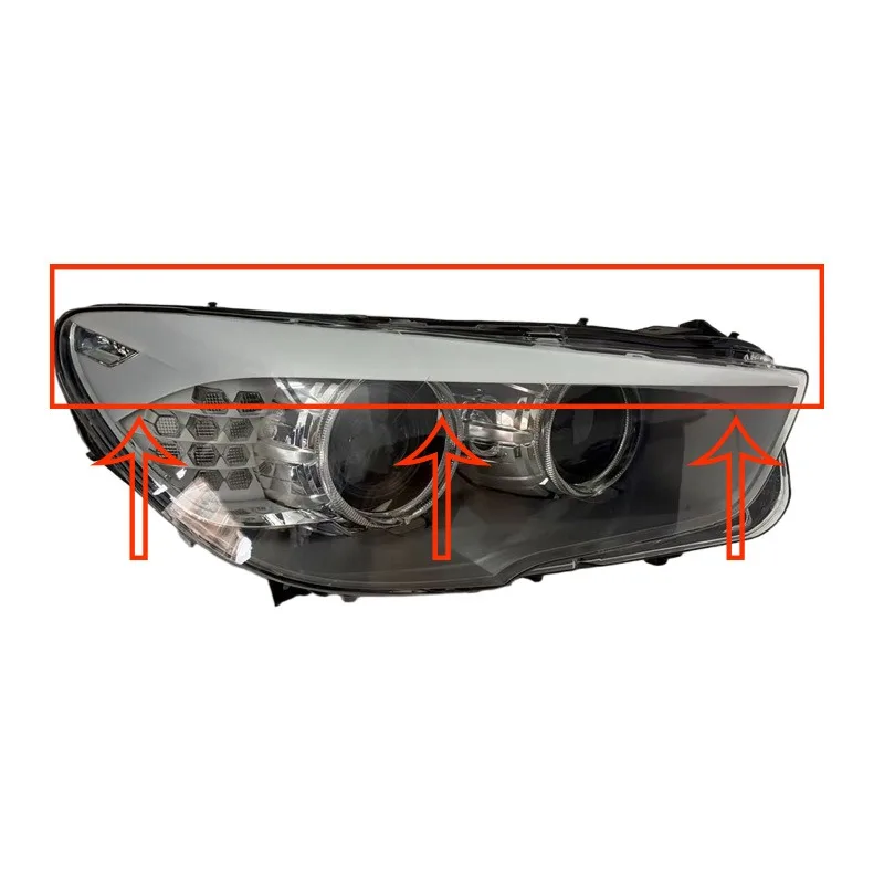 For BMW 5 Series GT F07 headlight decorative panel lamp eyebrow decorative strip upper decorative panel