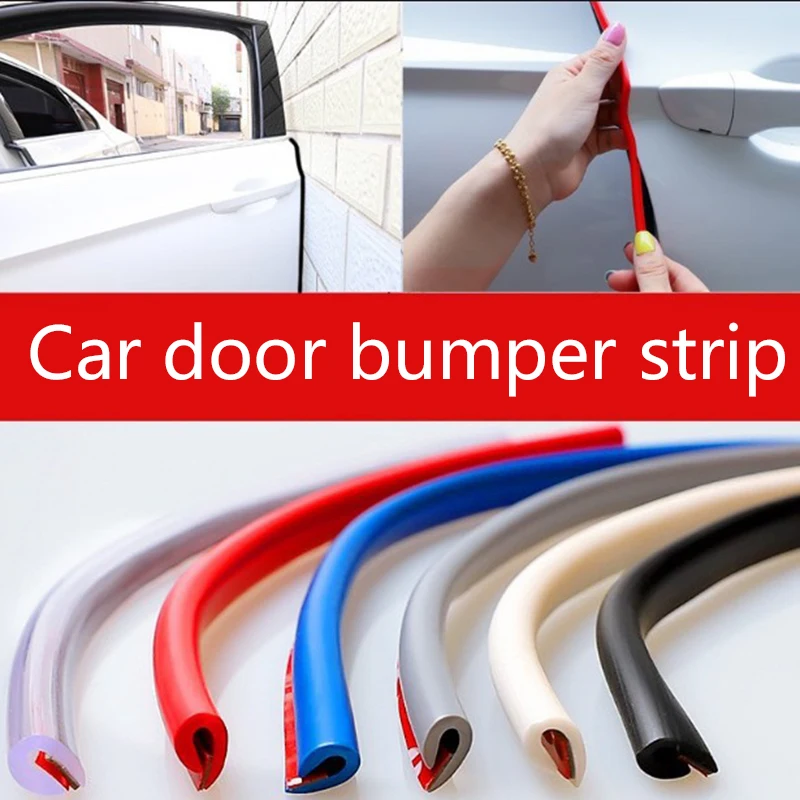 Car Anti-collision Strip Door Side Seal Invisible Anti-collision Rubber Strip Anti-scratch Strip Body Anti-scratch Protection