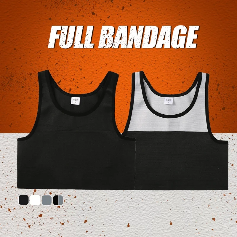 Bandage Chest Binder Pullover Breast Binder Super Flat Tomboy Bra Big Breasts Half Binder Tomboy Binder Full Bandage