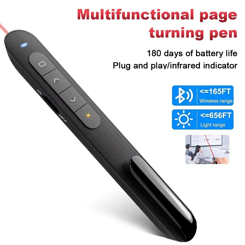 Whiteboard Remote Control Pen PPT Page Turner Multimedia Electronic Infrared Page Turner For Business Speech Teacher Presenter