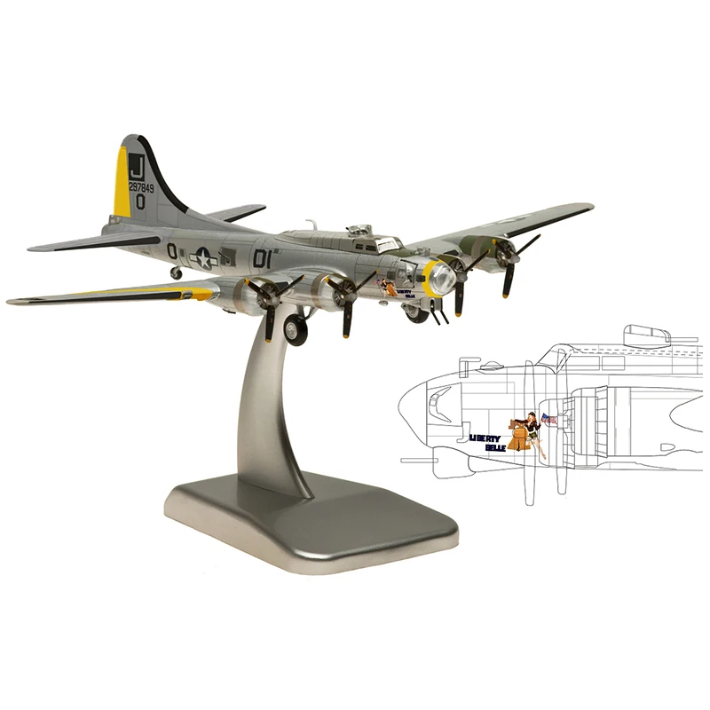 

Diecast 1/200 Scale US Army Air Corps B-17G Alloy Fighter Model Souvenir Display for Collection Ornaments