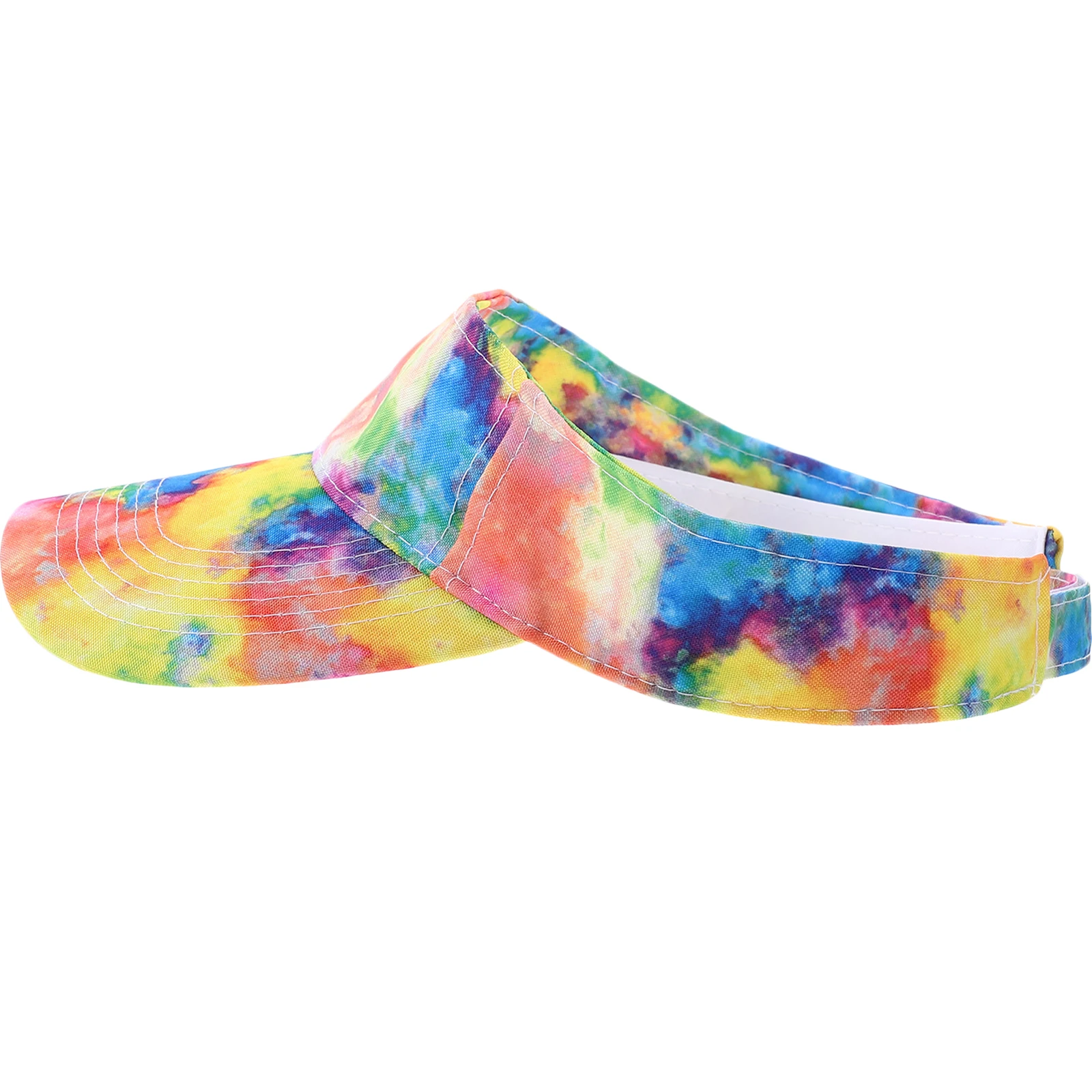 

Tie Dye Sun Visor Hat Open Top Baseball Cap Ladies Shade Protection 7# Color Summer Outdoor Sport Women Stylish Personalized Sun