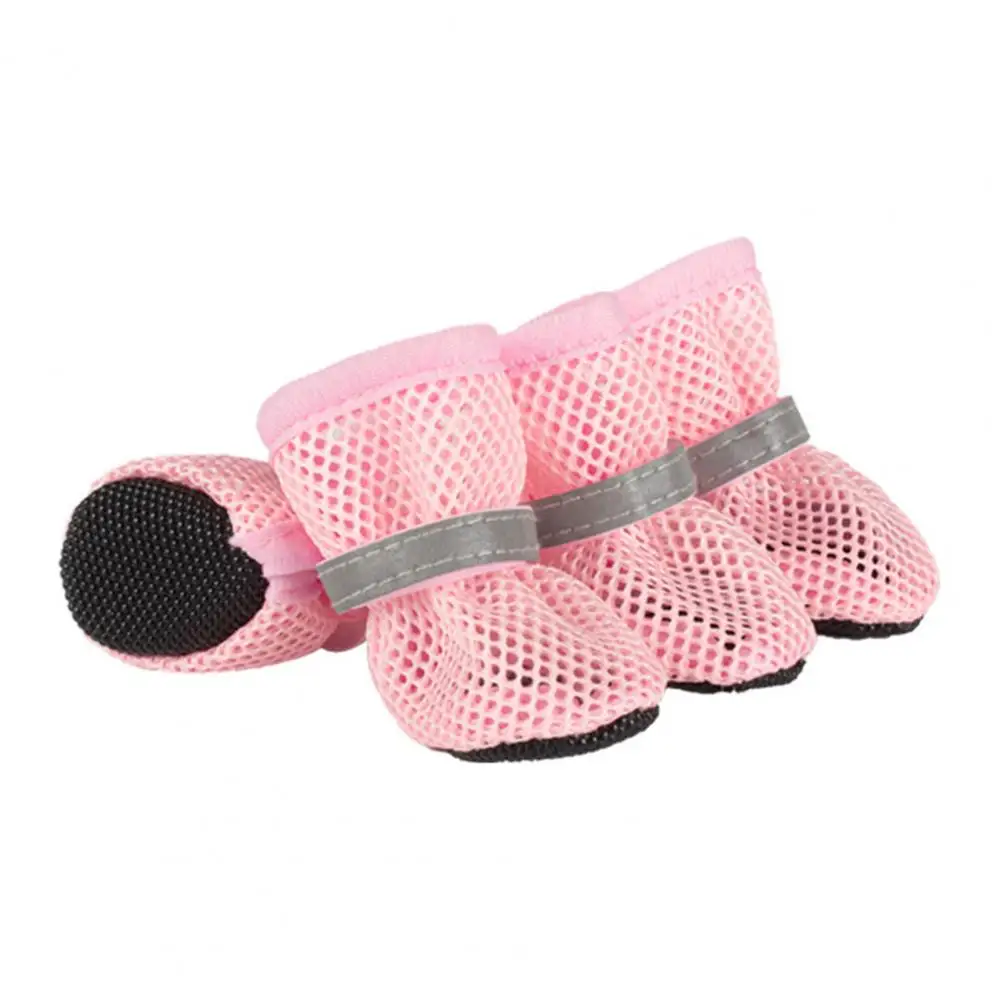 Dog Paw Shoes Breathable for Summer Outdoor Paw Protectors for Medium Dogs Anti-slip Pet for Walking