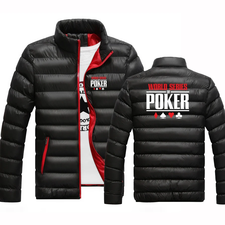 World Series of Poker 2024 Men's High Quality Classic Fashion New Cardigan Zipper Printing Cotton Jacket Comfortable Coat