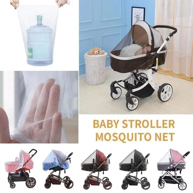 New 150cm Baby Stroller Pushchair Mosquito Insect Shield Net Safe Infants Protection Mesh Baby Stroller Accessories Mosquito Net