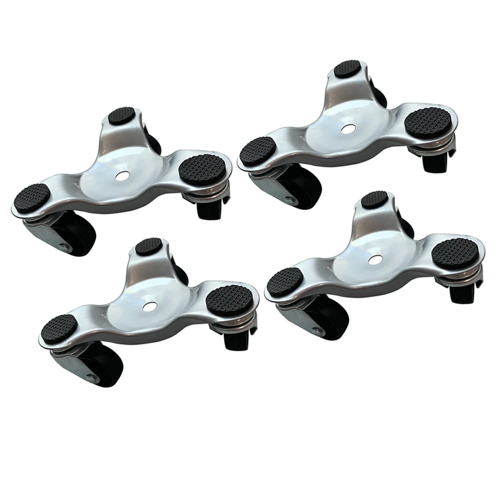 

4 Pcs Mover Furniture Movers Moving Tool Equipment Heavy Object Dolly Duty Lifter Silver