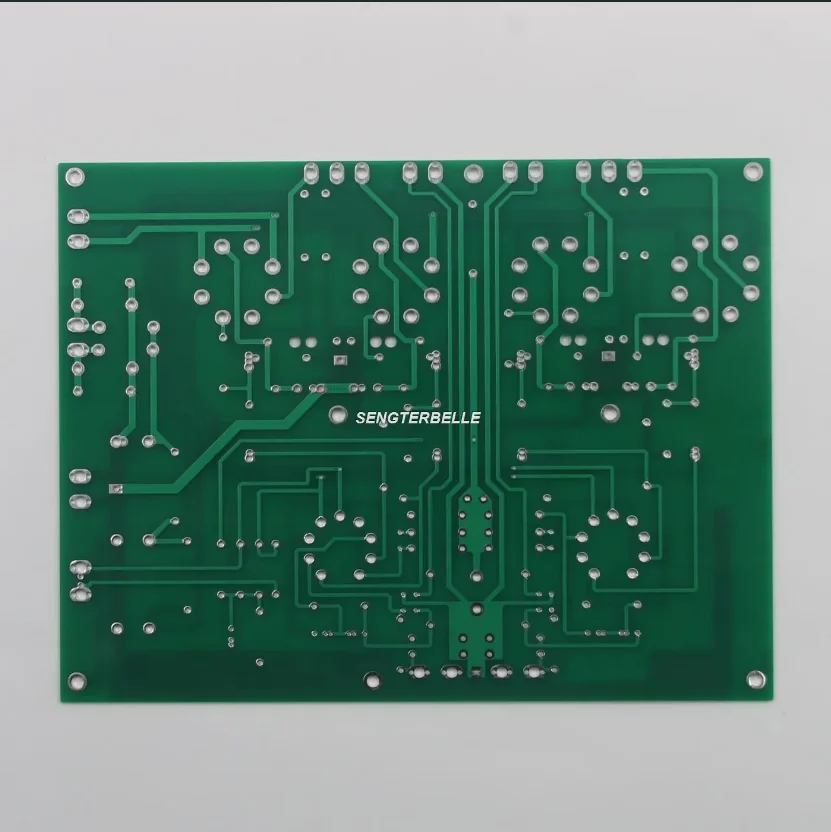 1PC HiFi 6V6 + ECF80 Stereo Push-Pull Amplifier Board PCB Green Board