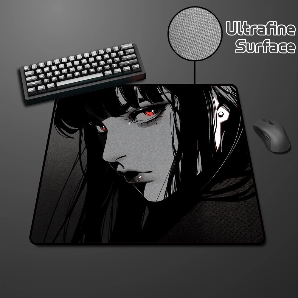 

E-Sports Mousepad 45x40CM Premium Speed Mouse Pad Anime Girl Gaming Mouse Mat Professional Locking Edge Desk Mat Keyboard Pads