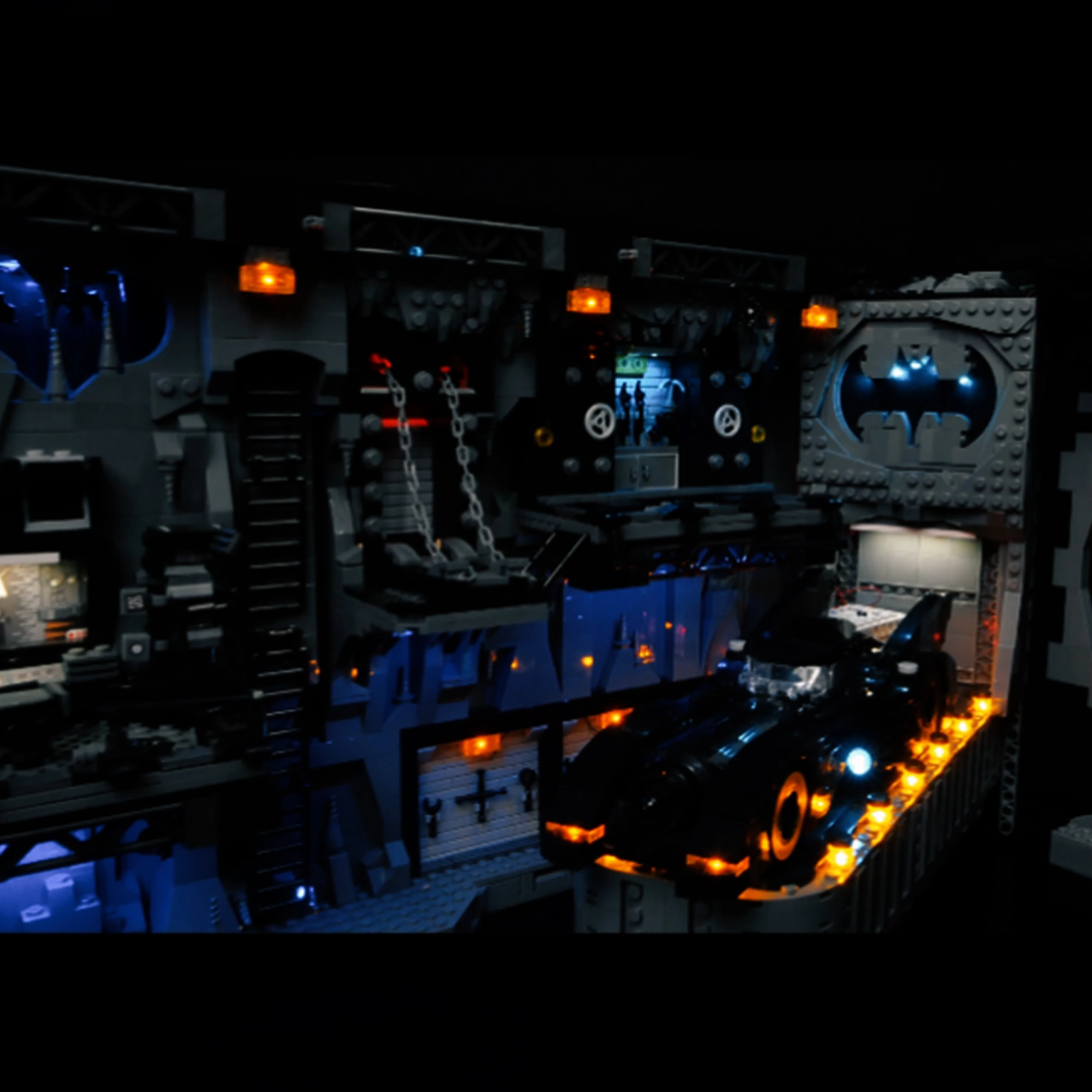 Kit d'éclairage LED Compatible avec la boîte d'exposition de grotte d'ombre 76252, blocs de construction, modèle d'éclairage décoratif (lumières uniquement)