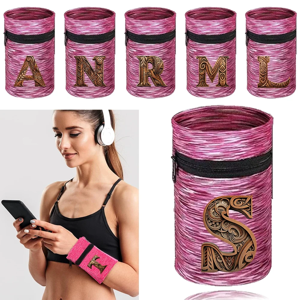 

Sports Wristband Bags Wrist Protector Running Sport Safety Wrist Support Brace Wrap Bandage Wristband Wood Art Style Wrist Brace