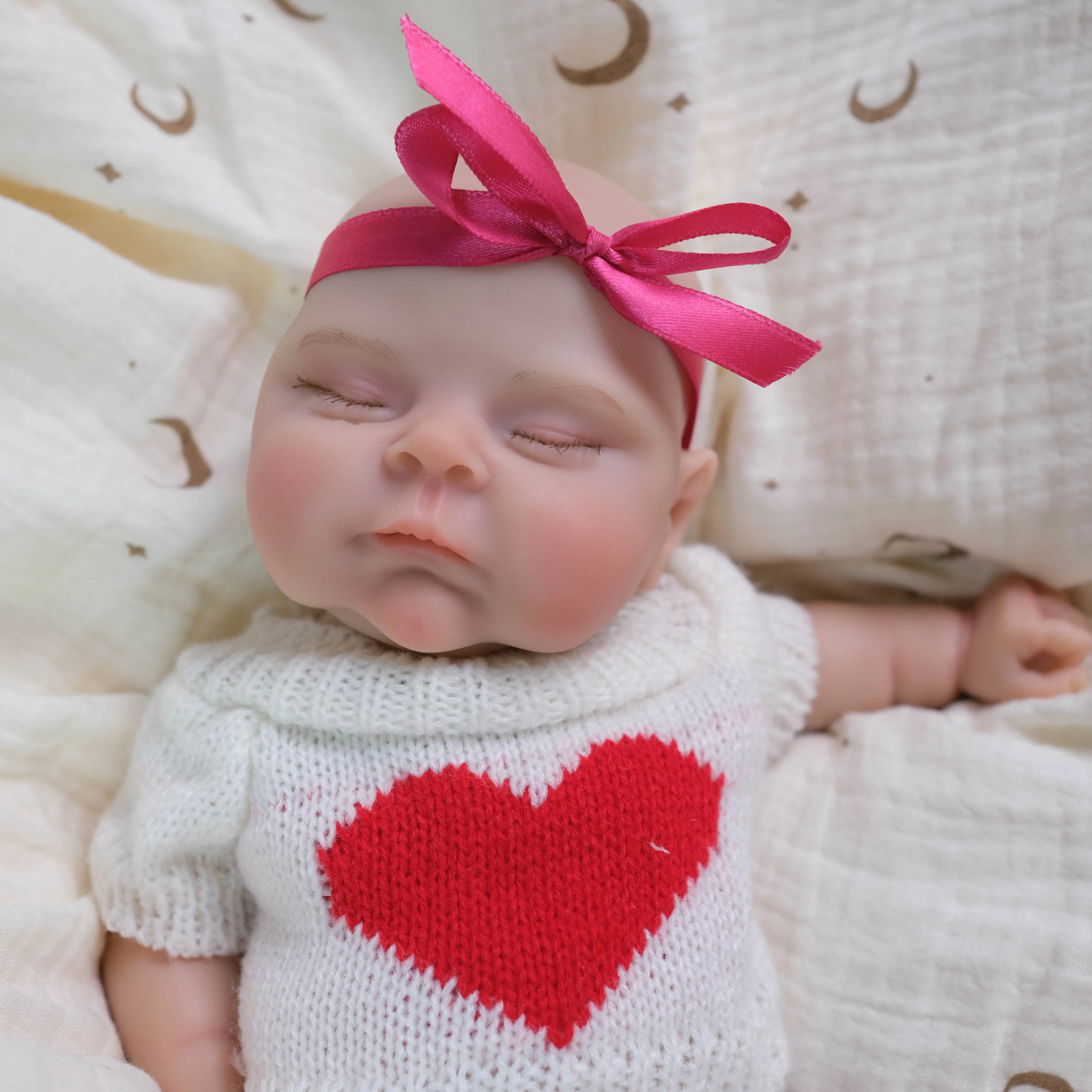 ตุ๊กตาซิลิโคนรีบอร์น NPK ขนาด 12 นิ้ว งานเพ้นท์มือคุณภาพสูง เนื้อซิลิโคนนุ่มพิเศษ ยืดหยุ่น ตุ๊กตาสะสมเหมือนจริง