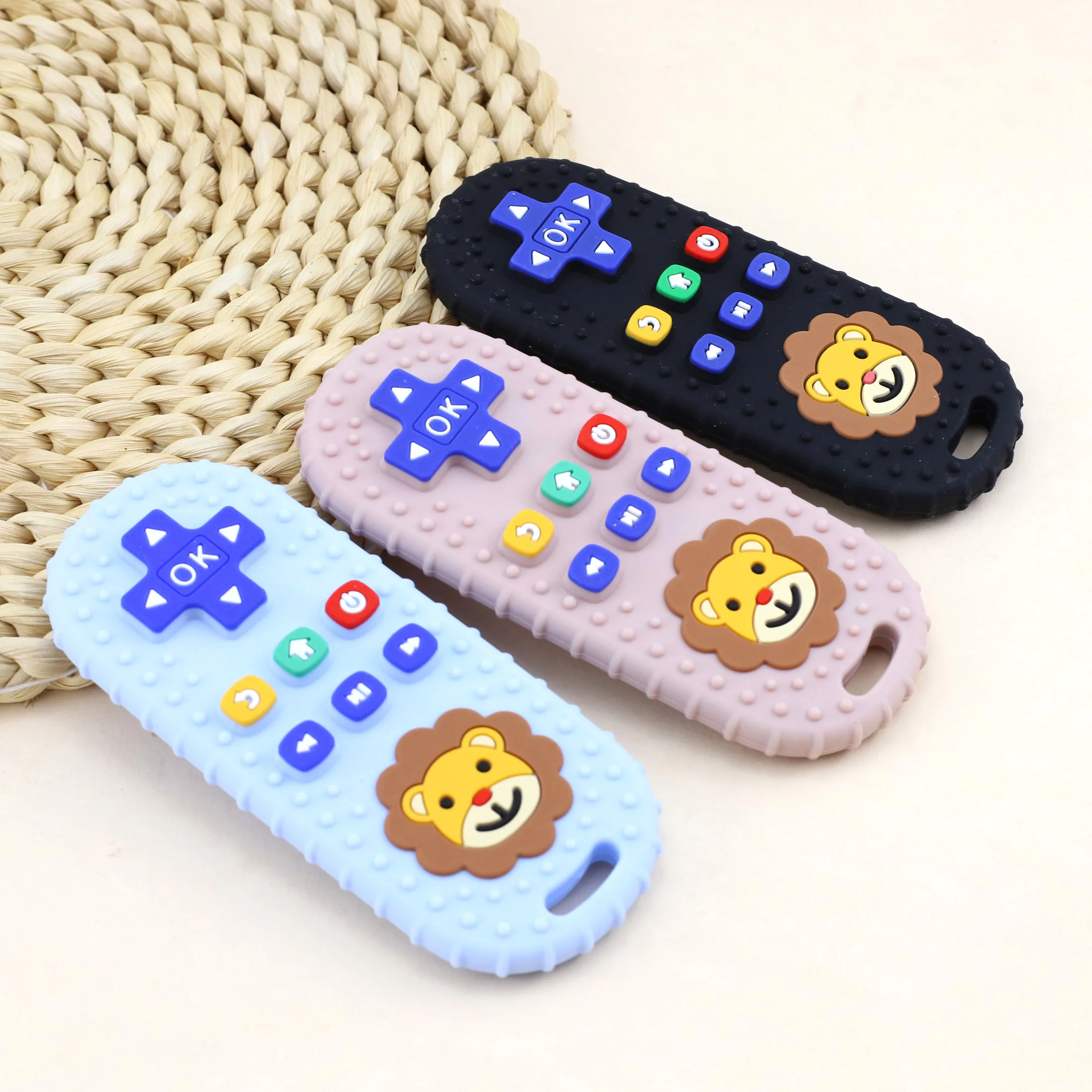 New Upgraded Lion Remote Control with Dental Gel for Soft and Easy to Grip Grinding Teeth