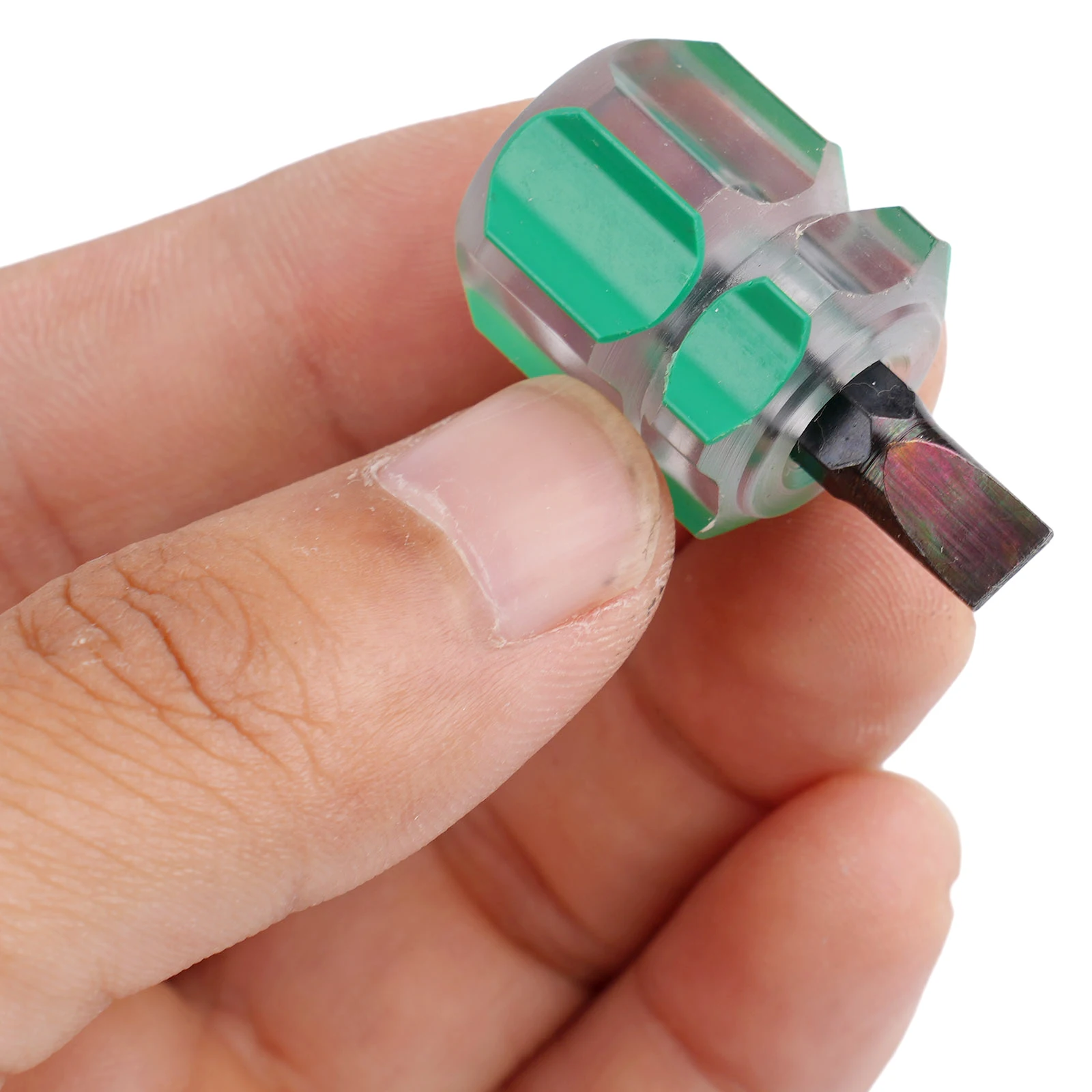 2 ชิ้นขนาดเล็กหัวแบน/Cross - Head Screw Driver ไขควงซ่อมเครื่องมือ Anti - slip Handle สําหรับซ่อมจักรเย็บผ้า