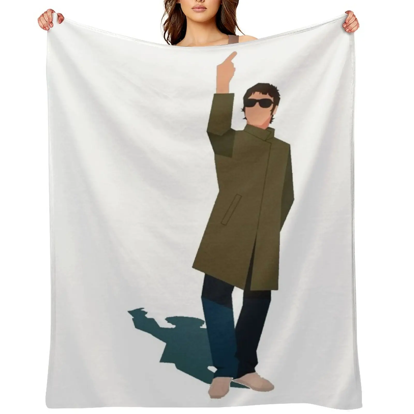 

Liam Gallagher Throw Blanket Sofa Throw blankets ands Flannel christmas decoration Blankets