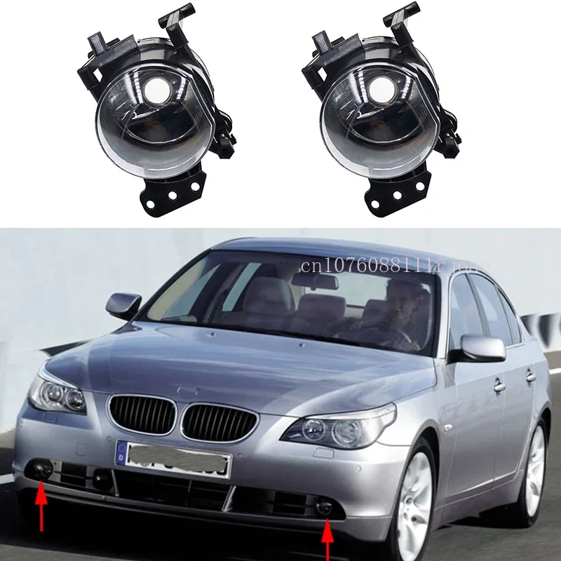 

Auto Left Right Fog Light Fog Lamp No Bulb for BMW E46 E90 2003-2008 E60 E61 2003-2007 E63 E64 X3 E83 63176910791 63176910792