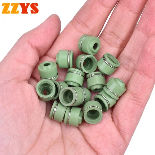 Imagen 2 del producto 16 piezas 3,5mm 4mm 4,5mm 5mm 6mm válvula de admisión y escape de motor de motocicleta sello de aceite para Honda para Yamaha para Suzuki para Kawasaki