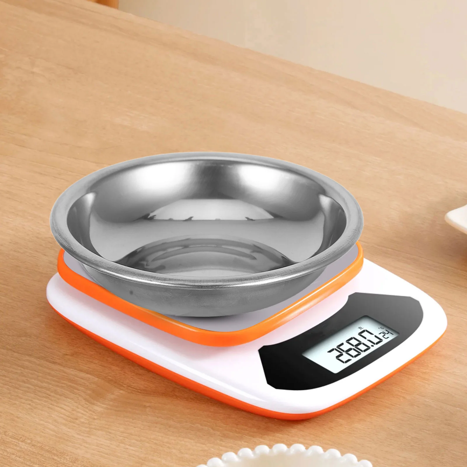

2 Pcs Stainless Steel Weighing Pan Jewelry Round Kitchen Digital Dish Laboratory Scale