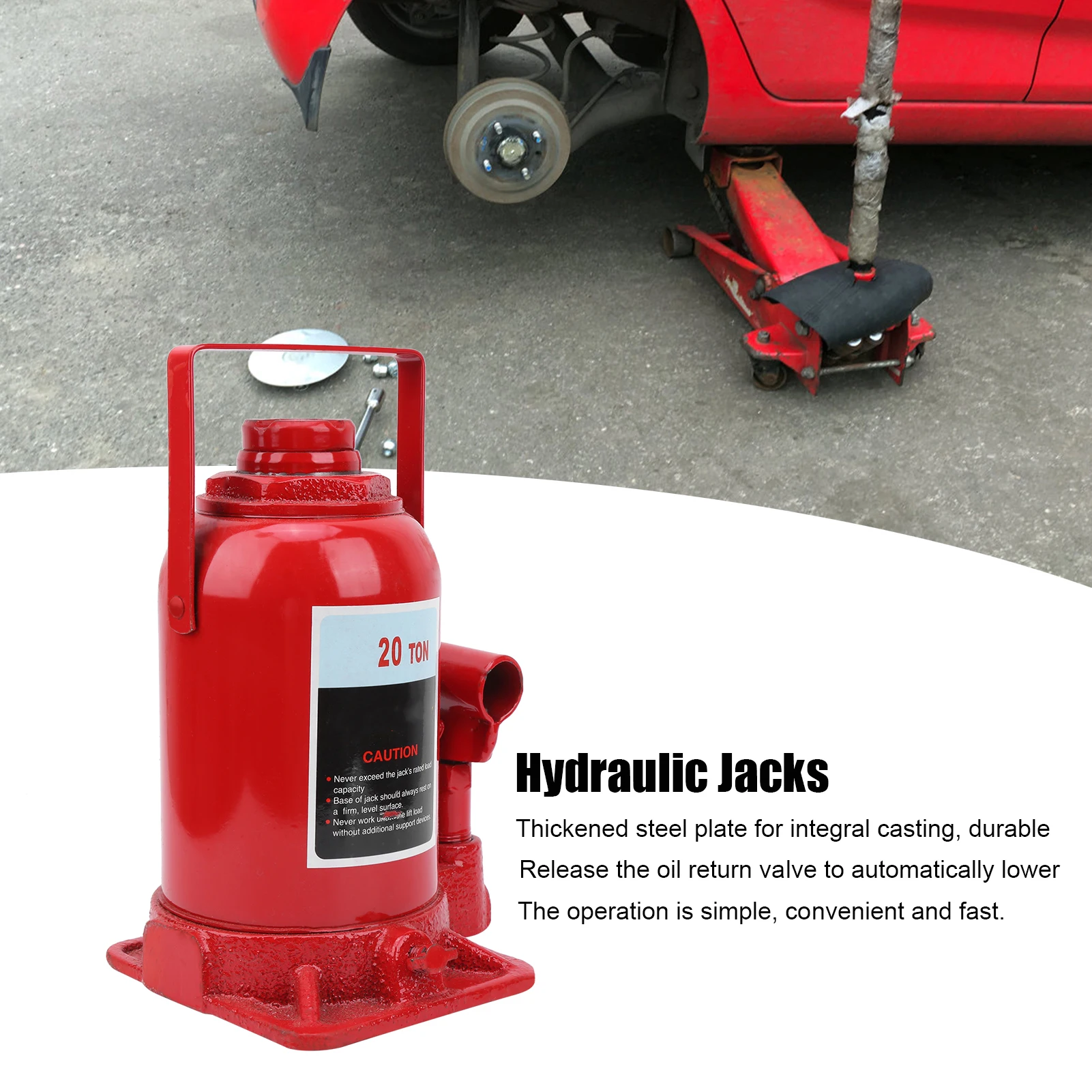 Hydraulic Bottle Jacks Hydraulic Bottle Jacks for Automotive Construction Industrial Agricultural 20 Ton Industrial Jacks Jacks