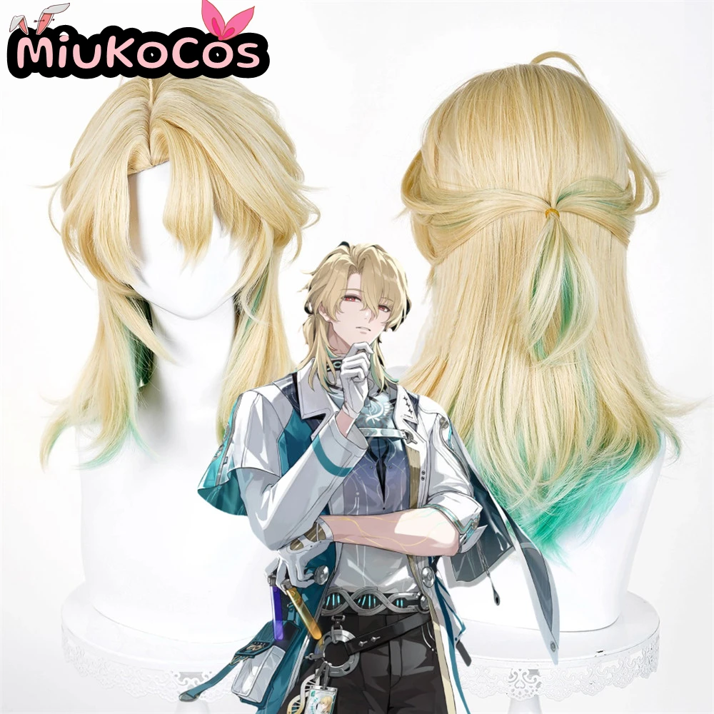 

В НАЛИЧИИ リ16.ク・ヘル Voi크 ·racht르센 Luuk Herssen Косплей Парик MiukoCosplay Game Wuthering Waves Косплей Парик