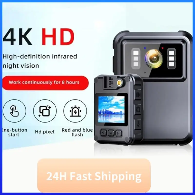 Mini Body Camera Full HD 1080P 2 Inch IPS Touch Screen Night Vision Video Recorder Security Guard Police Body Camera